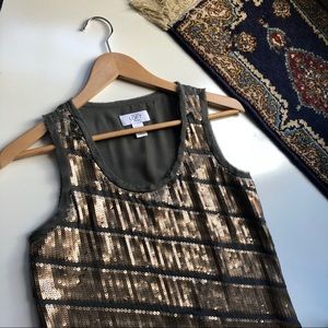 •LOFT• Sequin top.